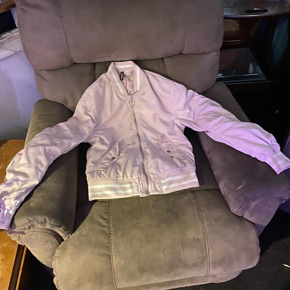 H&M Divided Pink and White Jacket